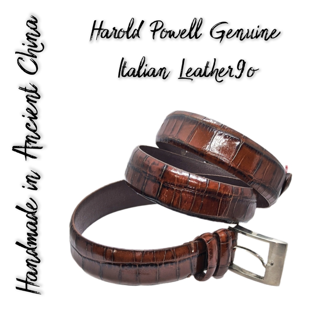 .Harold Powell Genuine Italian Leather. Handmade in Ancient China - Picture 3 of 3